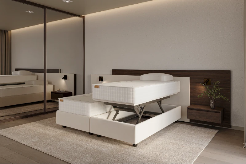 Duo Pezze hoog-laag close-up