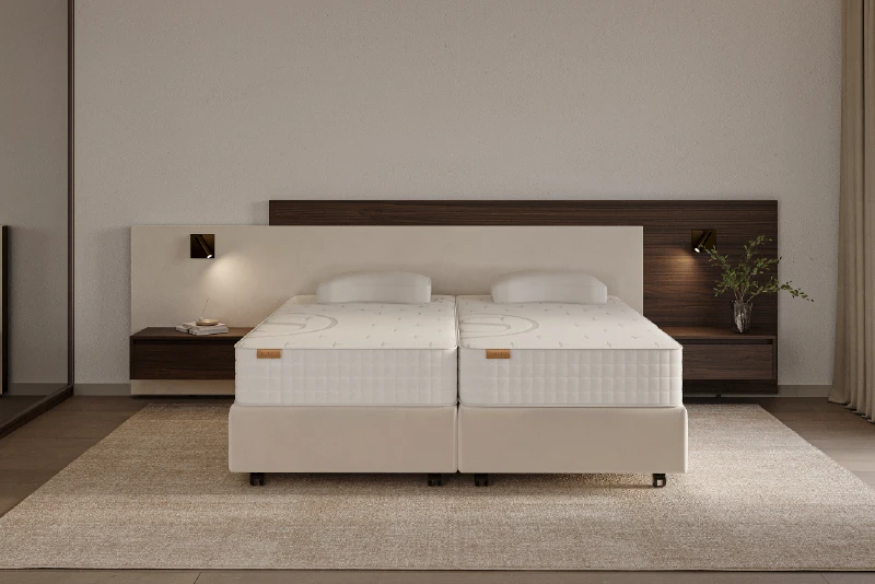 Duo Pezze deelbaar beddesign