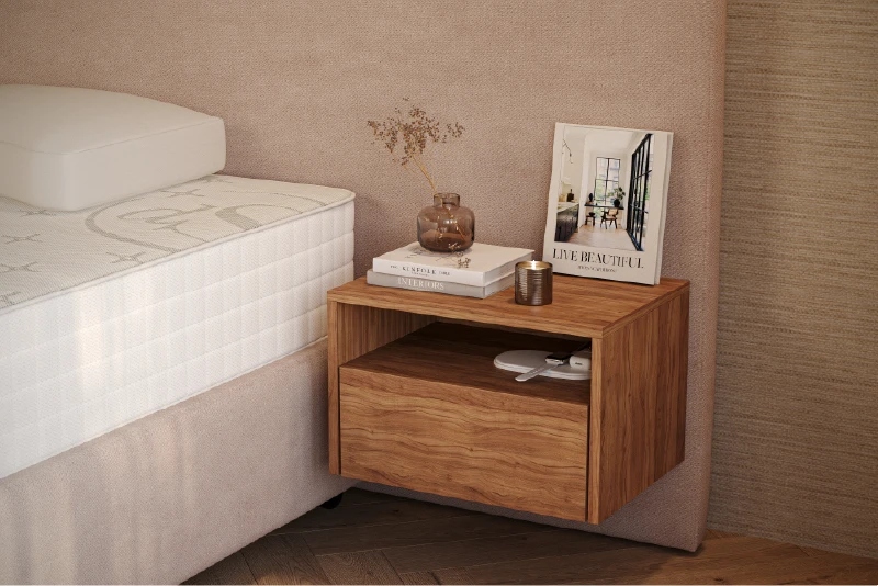 Ferrara 120 cm breed met nachtkastje