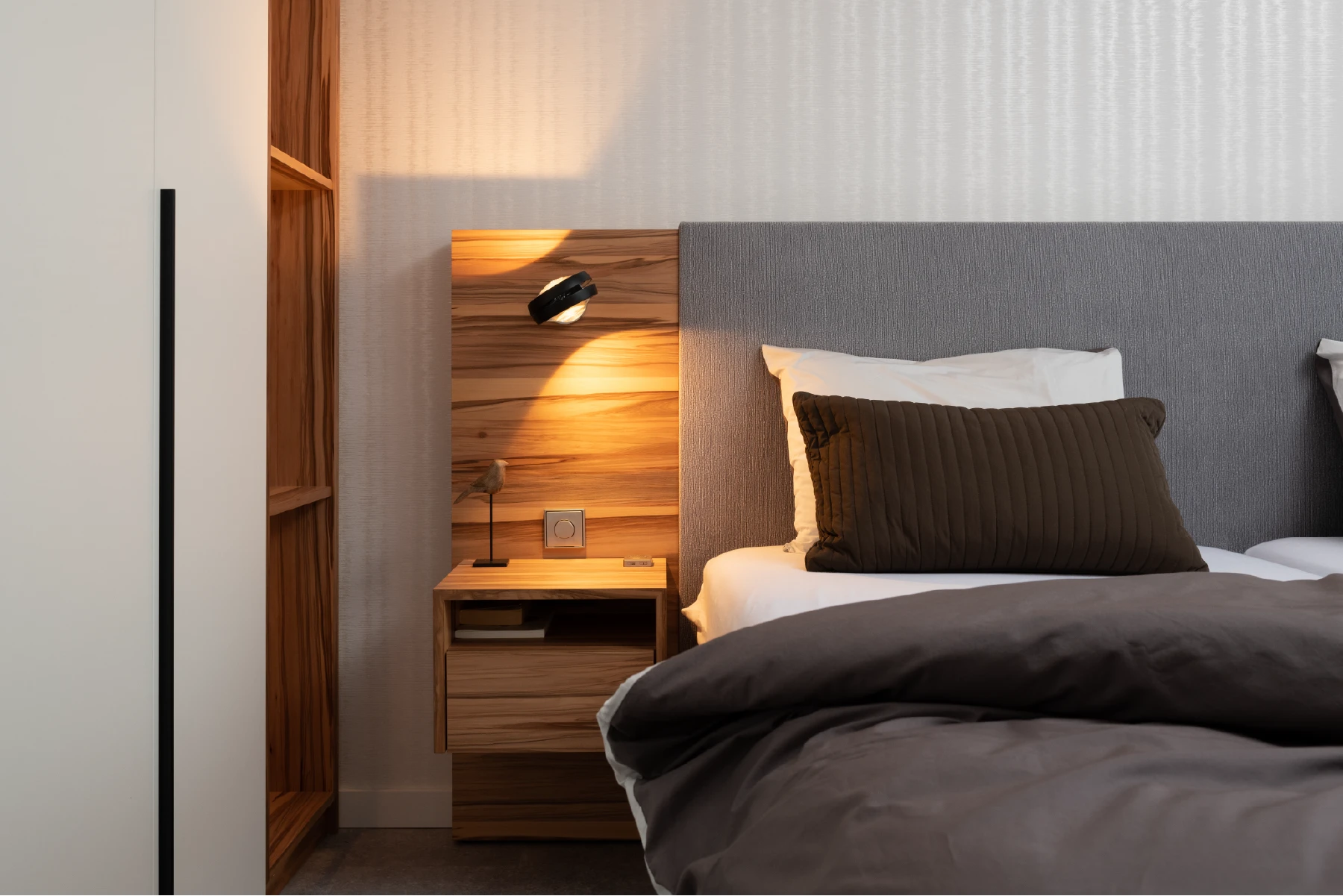 Hoofdbord Durante in Red Gum hout