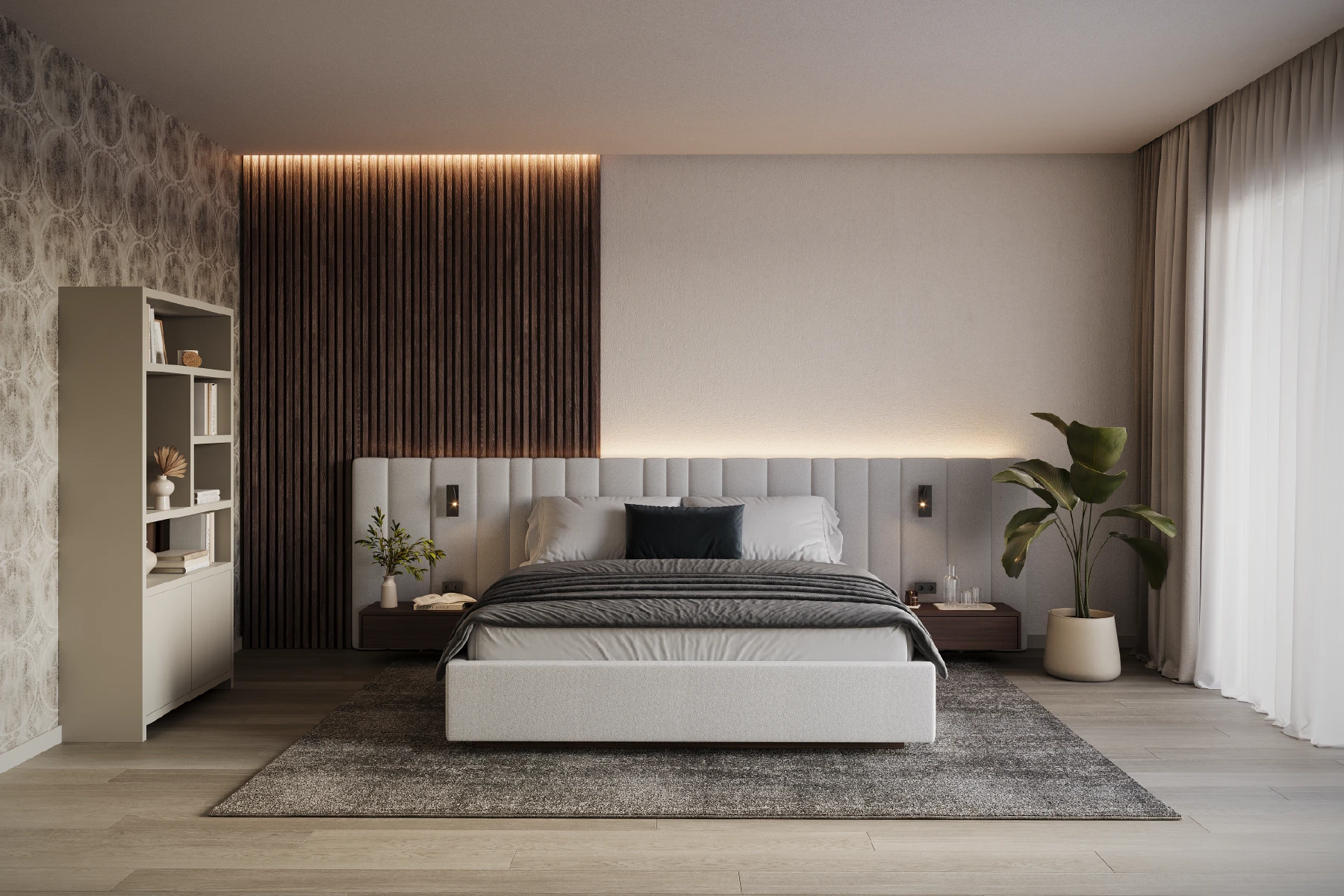 Design bed Formosa met bedset N°5