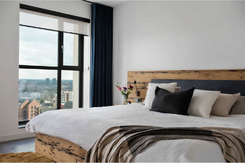 Hoofdpaneel Duo Pezze in Venetiaans hout