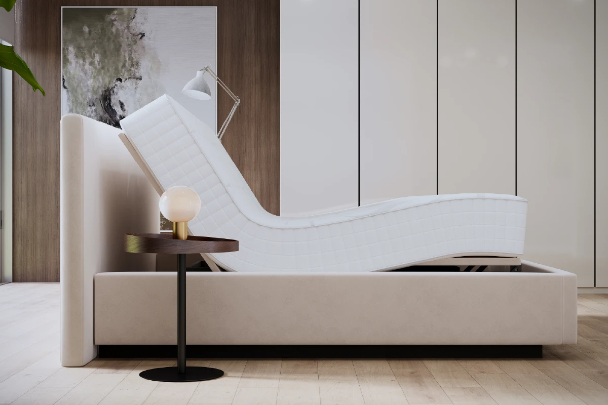 Bed met verstelbare functies