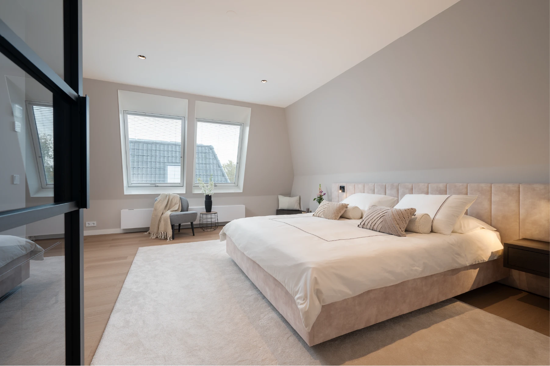 Hoofdbord Formosa onder schuin dak