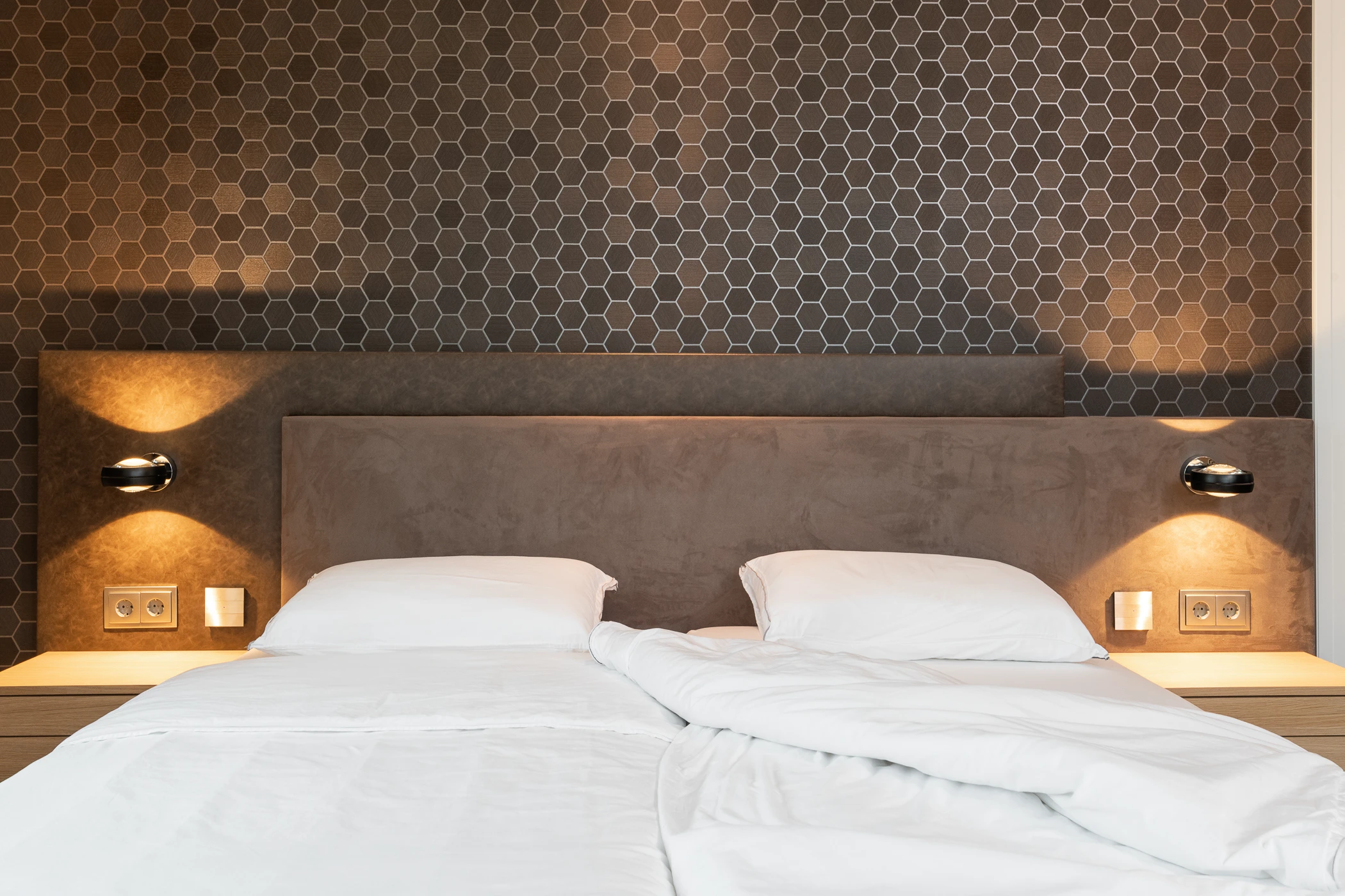 Detail van hoofdpaneel van Duo Pezze