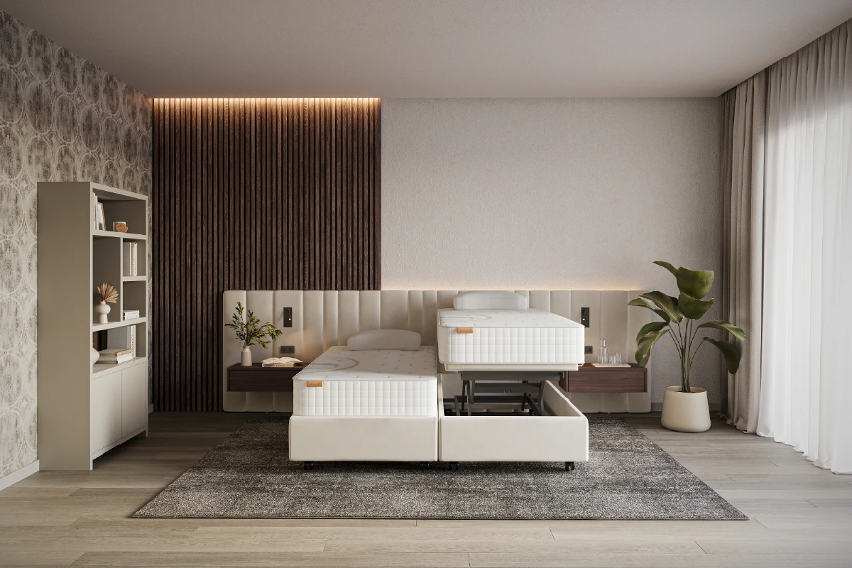 Seniorenbed Formosa met hoog-laag functie