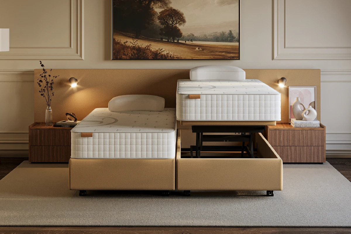 Seniorenbed Ferrara met hoog-laag functie