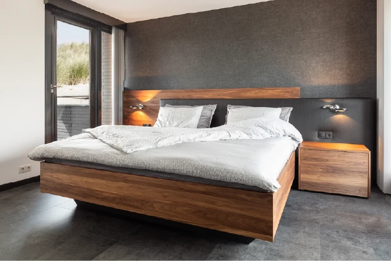 Duo Pezze met houten bedombouw