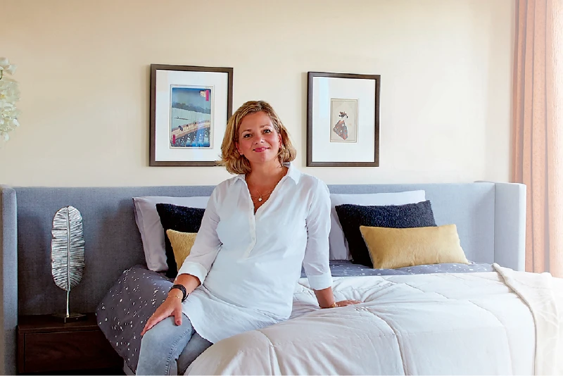 Esther over haar bed en hoe het ontwerp tot stand kwam