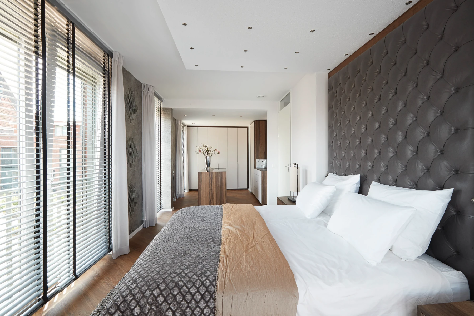 Luxe slaapkamer in hotelstijl