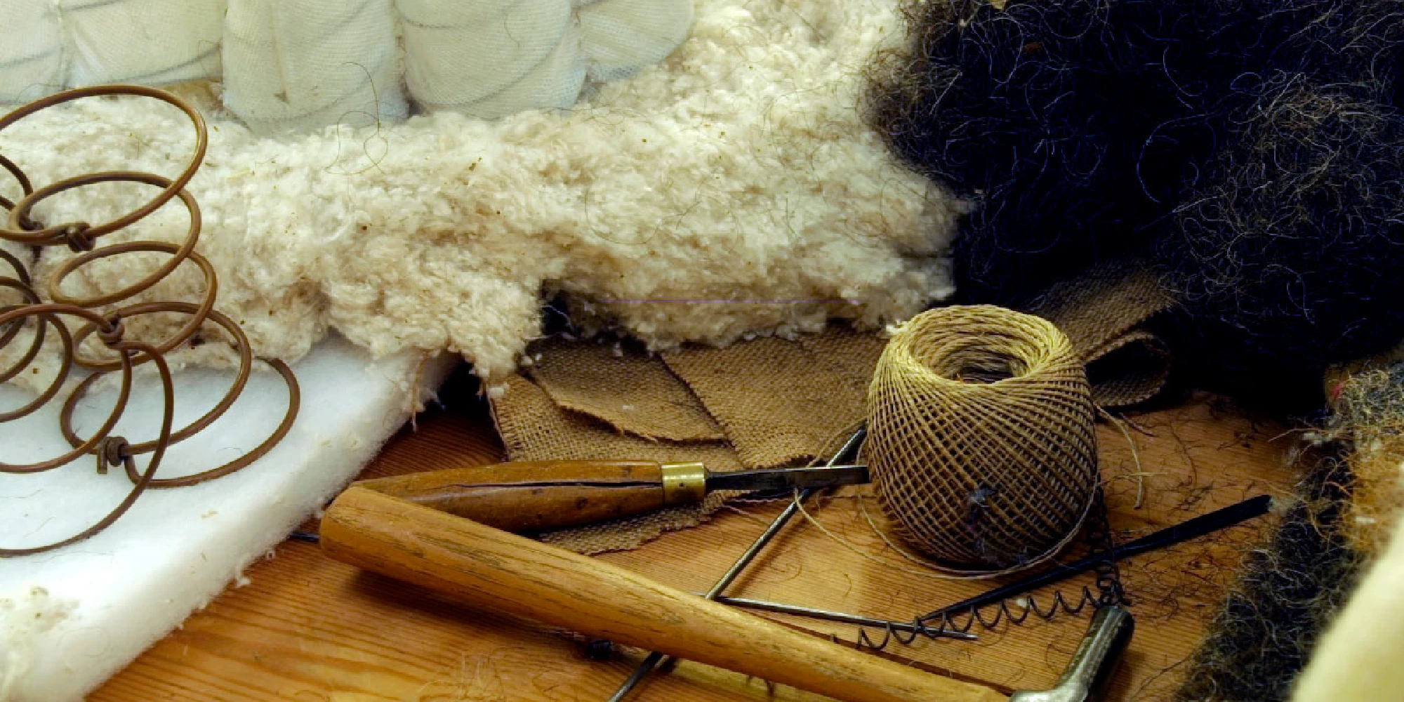 Natuurlijke materialen in een matras