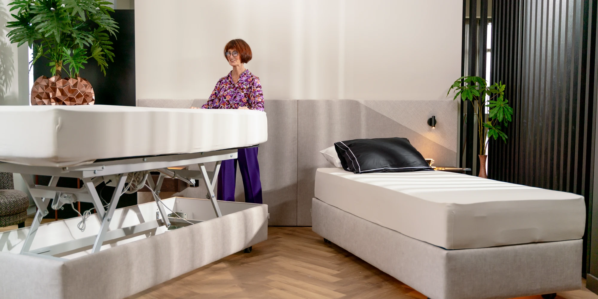 Bed No.1 met hoog-laag functie