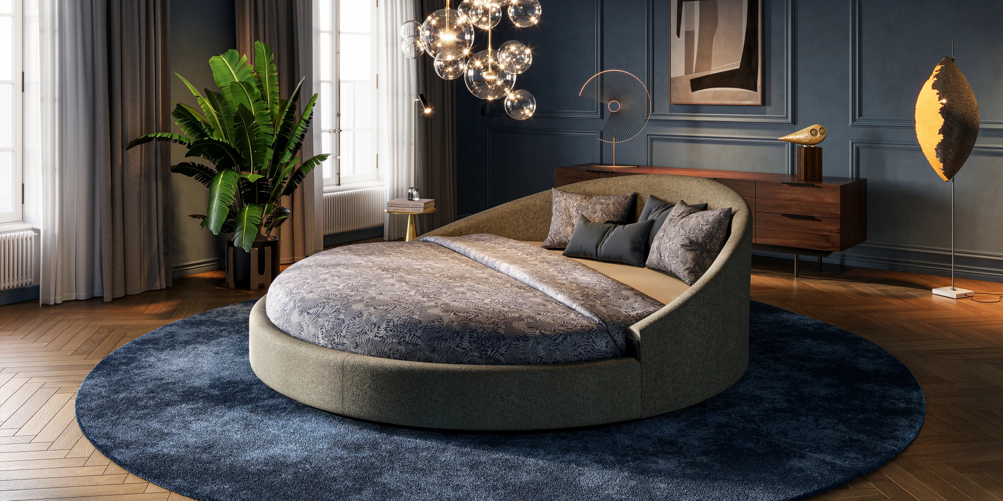 Het ronde bed van De Suite