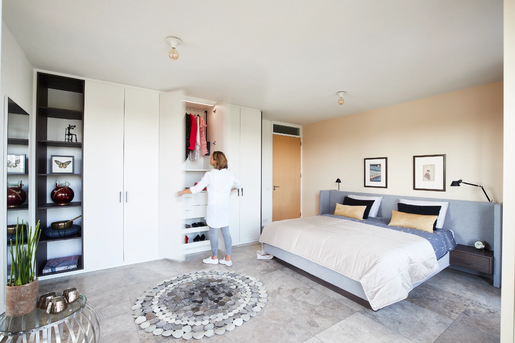 Ruime slaapkamer in penthouse