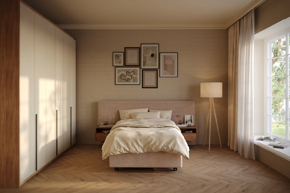 Breed hoofdpaneel van seniorenbed Ferrara