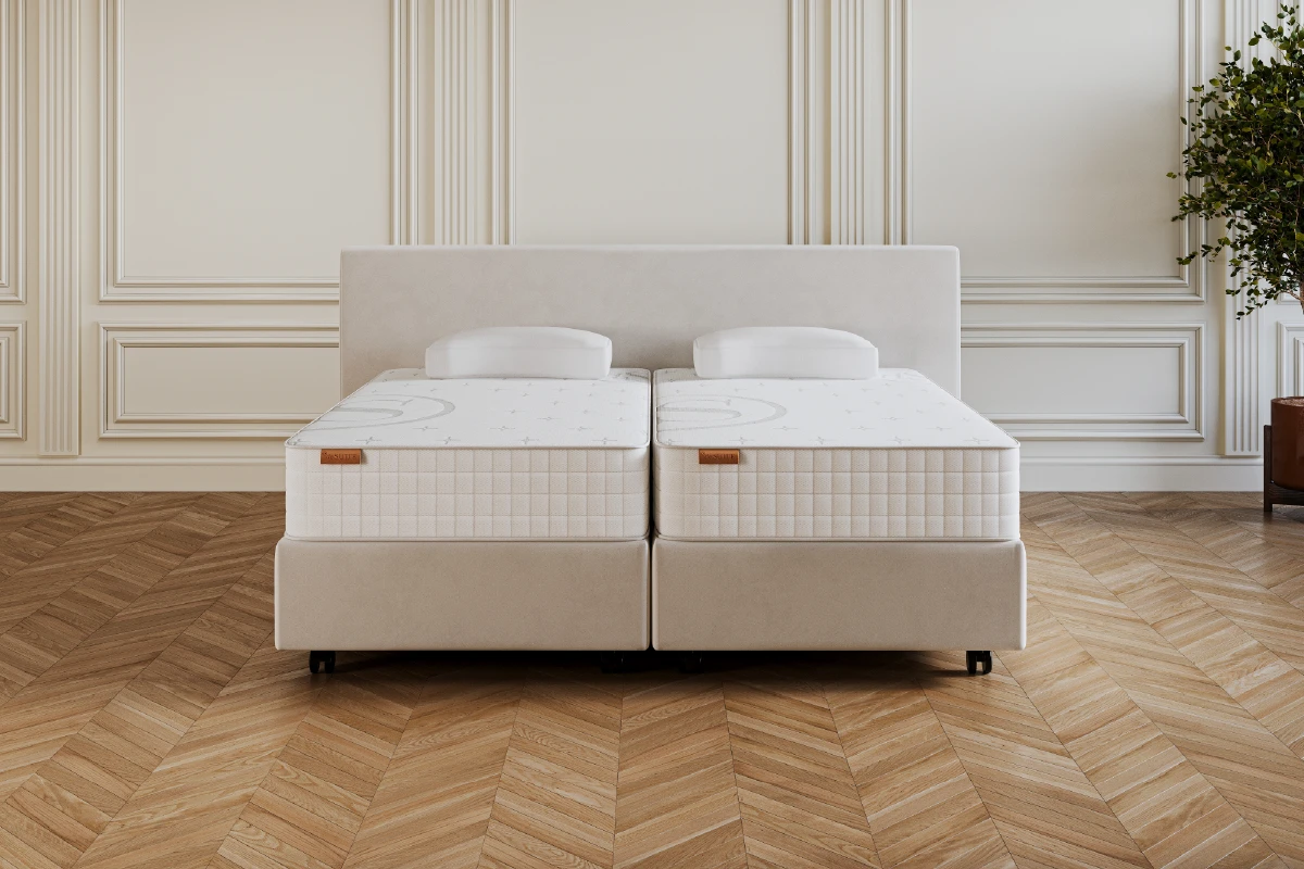 2-persoons seniorenbed met deelbare bedbases