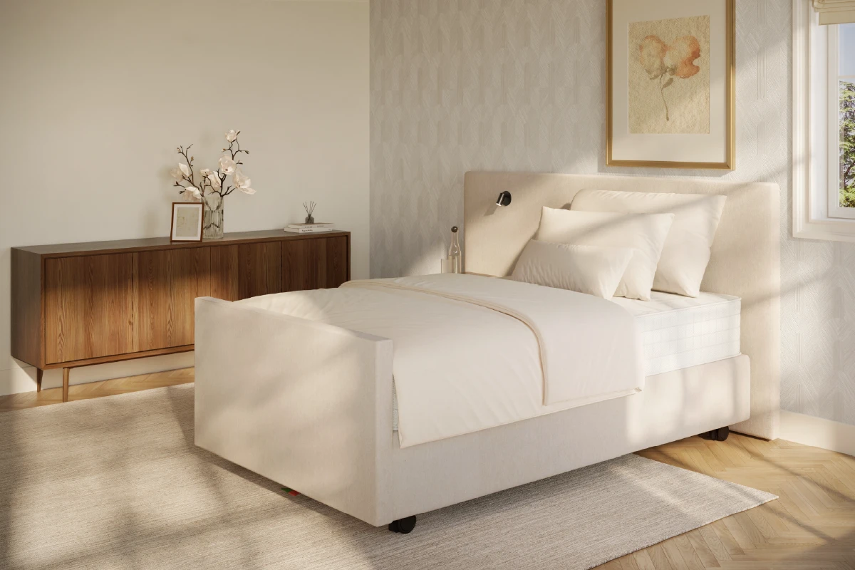 Seniorenbed Unomezzo in twijfelaarmaat