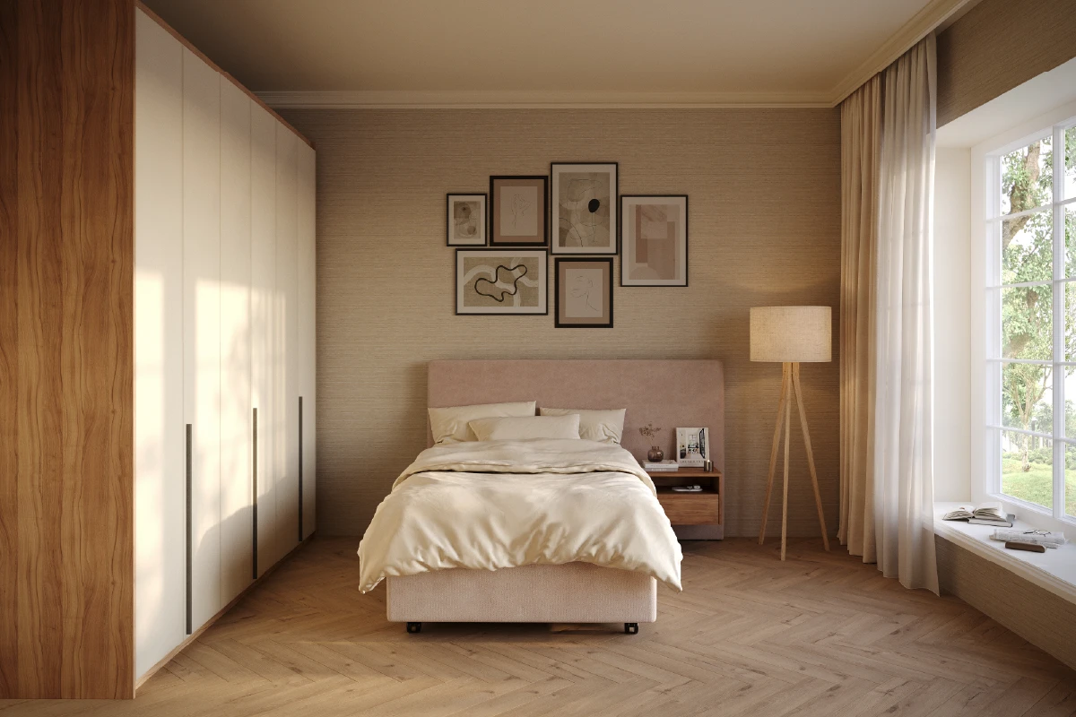 Twijfelaarbed Unomezzo met hoofdpaneel